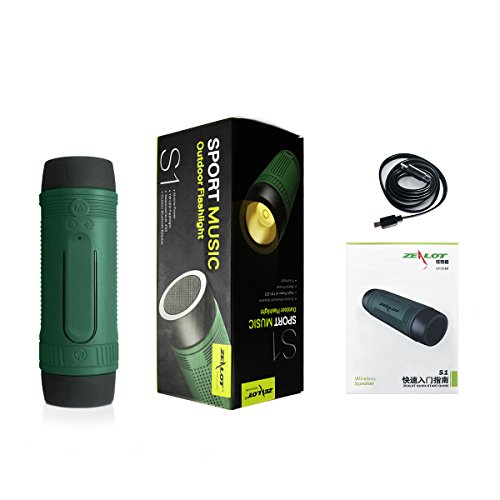 Haut-parleur portable multifonction BT pour sport et musique.