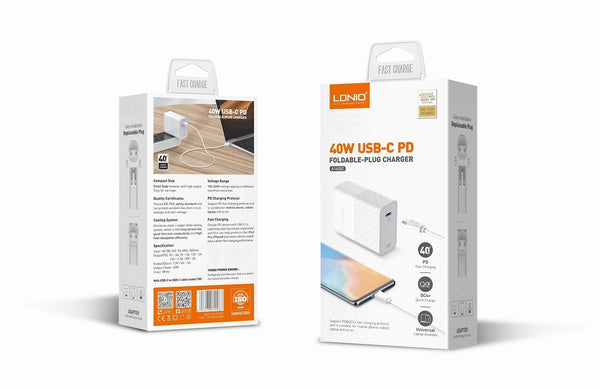 LDNIO 40W PD Super Fast Charger A1405C