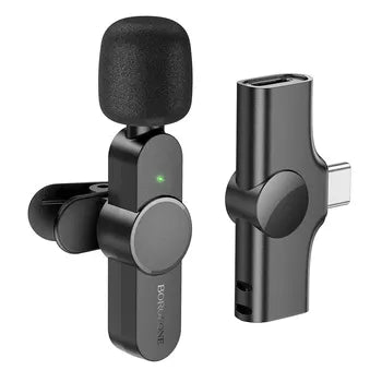 BOROFONE Micro sans fil Lavalier  BFK12 Trophy – USB Type C