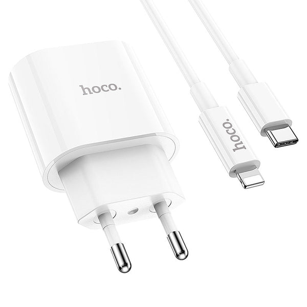 HOCO- C94A Chargeur mural PD20W set avec câble Type-C Vers Type-C