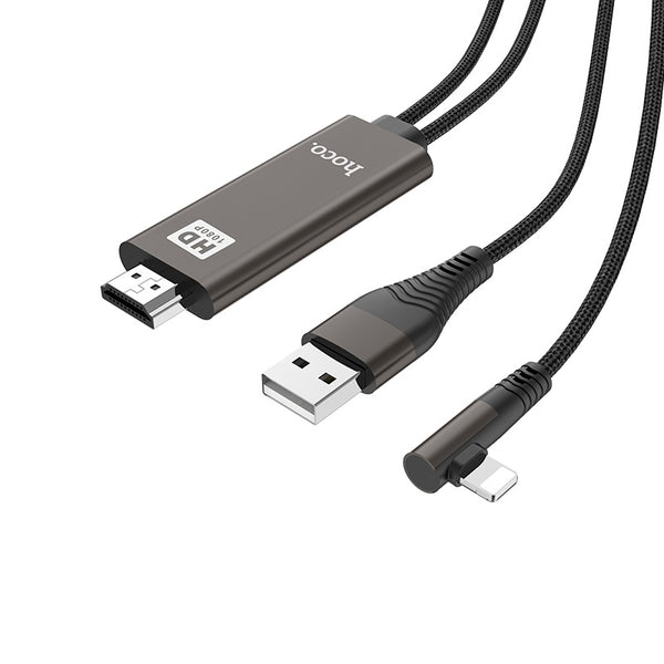 HOCO - UA14 Câble Lightning vers Câble HDMI